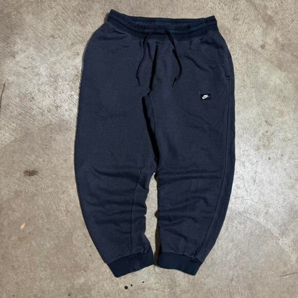 Black Nike Mini Logo Sweatpants - Picture 1 of 8